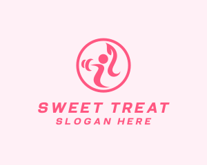 Women’s Gym Trainer logo design