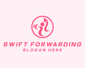 Women’s Gym Trainer logo design