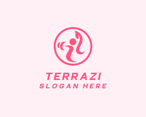 Women’s Gym Trainer logo design