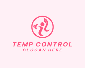 Women’s Gym Trainer logo design