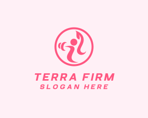 Women’s Gym Trainer logo design