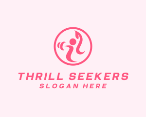 Women’s Gym Trainer logo design