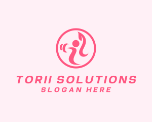 Women’s Gym Trainer logo design