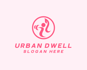 Women’s Gym Trainer logo design