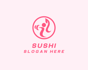 Women’s Gym Trainer logo design