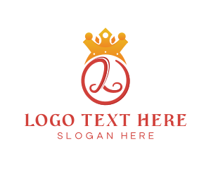 Queen - Elegant Majestic Letter L logo design