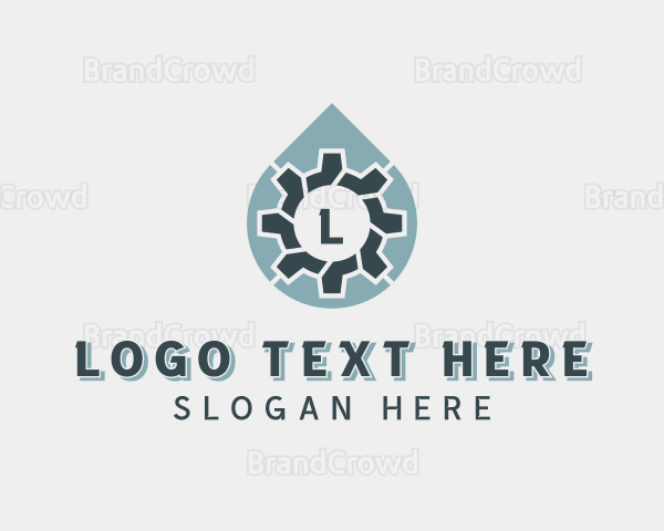 Industrial Cog Mechanic Logo