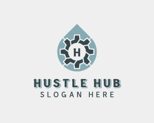 Industrial Cog Mechanic logo design