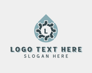 Industrial Cog Mechanic Logo