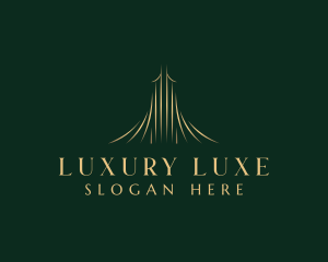 Luxury Tower Real Estate logo design