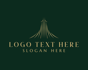 Highrise - Luxury Tower Real Estate logo design