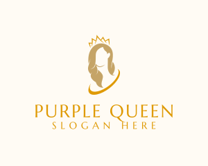 Prom Queen Crown  logo design