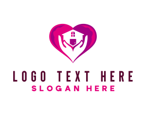 Organization - Charity Support Hand logo design
