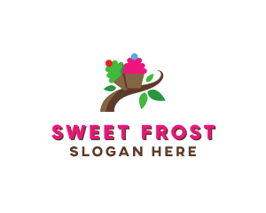 Icing - Organic Cupcake Dessert logo design