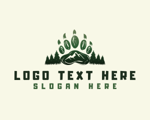 Zoo - Paw Wildlife Forest logo design