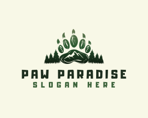 Paw Wildlife Forest logo design