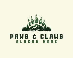 Paw Wildlife Forest logo design