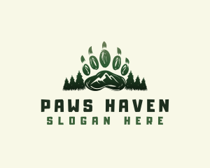 Paw Wildlife Forest logo design