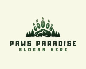 Paw Wildlife Forest logo design