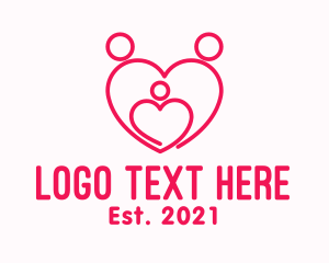 Love - Family Care Counseling logo design