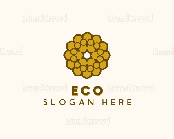 Geometric Hexagon Pattern Logo