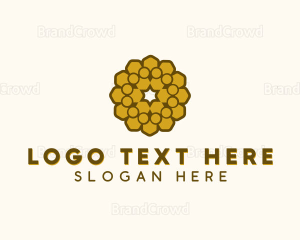 Geometric Hexagon Pattern Logo
