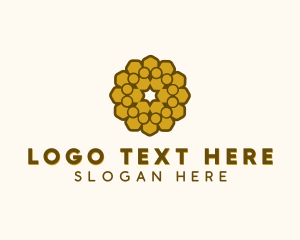 Memorial Park - Geometric Hexagon Pattern logo design