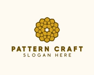 Geometric Hexagon Pattern logo design