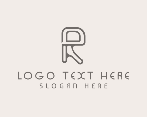 Programming - Digital Technology Letter R logo design