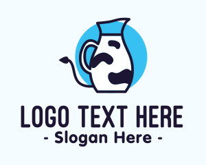 Tail - Cow Milk Pitcher logo design