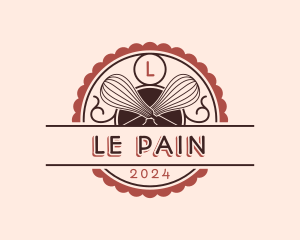 Boulangerie - Baking Whisk Culinary logo design