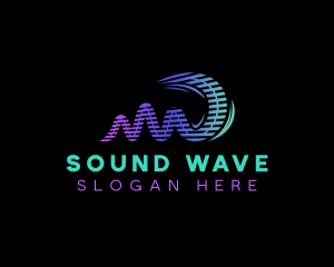 Audio - Audio Music Soundwave logo design