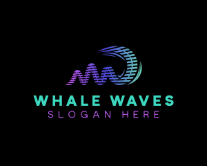 Audio Music Soundwave logo design