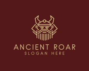 Ancient Viking Man  logo design