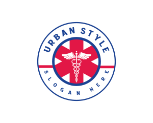 Medicine - Medical Pharmacy Caduceus logo design