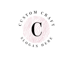 Custom Woodgrain Furniture logo design