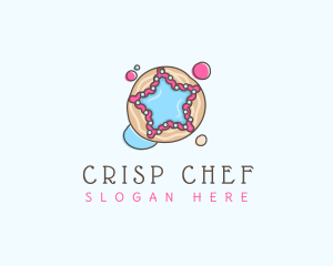 Sweet Cookie Star  logo design