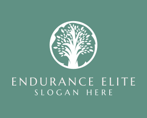 Natural Eco Tree  logo design