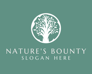 Natural Eco Tree  logo design