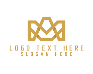 Elegance - Modern Stroke Crown logo design