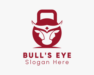 Bull Fitness Kettlebell logo design