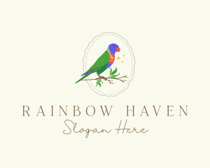 Australian Rainbow Lorikeet logo design