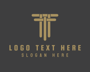 Business Company Letter T logo design