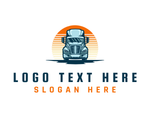 Tow Truck - Logistic Truck Shipping logo design