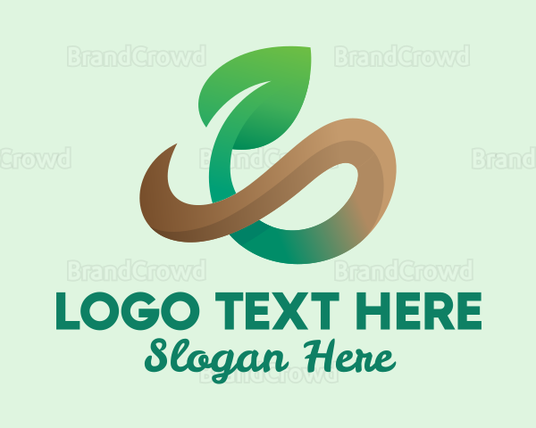 Natural Vine Plant Logo