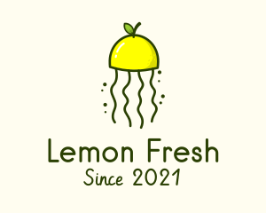 Lemon - Lemon Citrus Jellyfish logo design