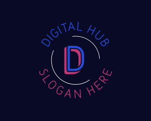 Technology Digital Software logo design