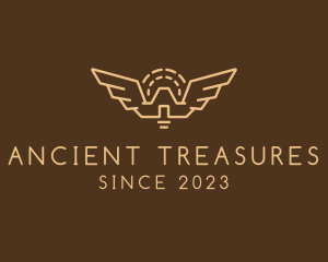 Temple Wings Crest logo design