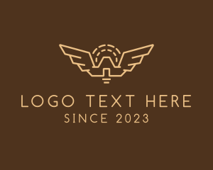 Symbol - Temple Wings Crest logo design