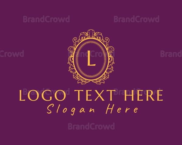 Ornate Frame Luxury Mirror Logo